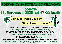 Pozvánka na fotbal do Vilémova ! | SK Vilémov